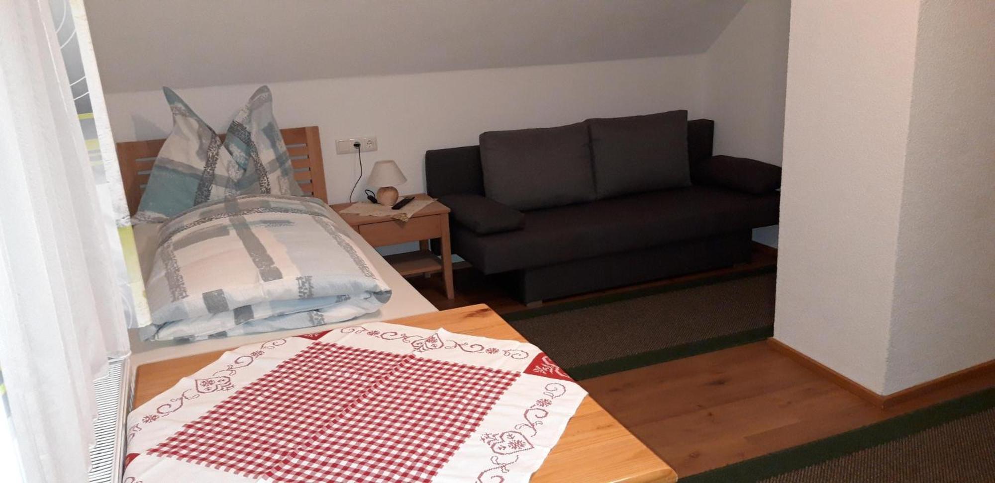 Einzelzimmer mit Bad