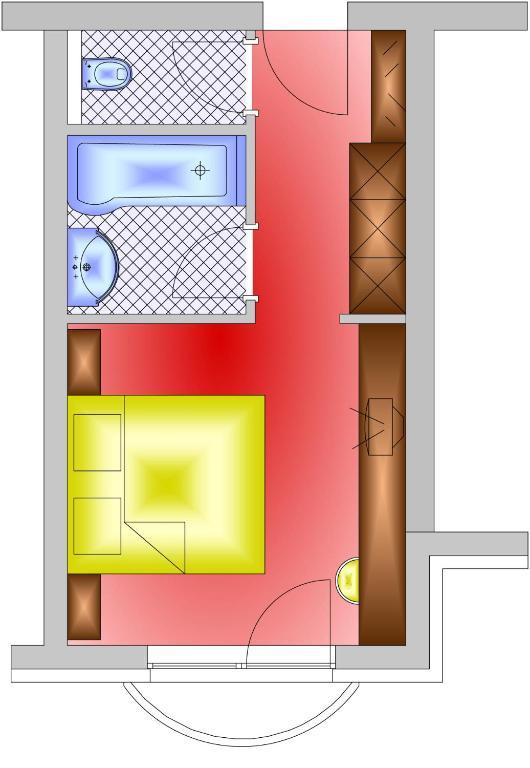 Doppelzimmer mit Balkon