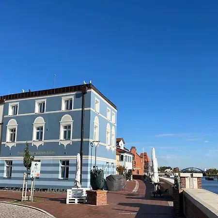 Pension zum goldenen Anker direkt an der Elbe-2