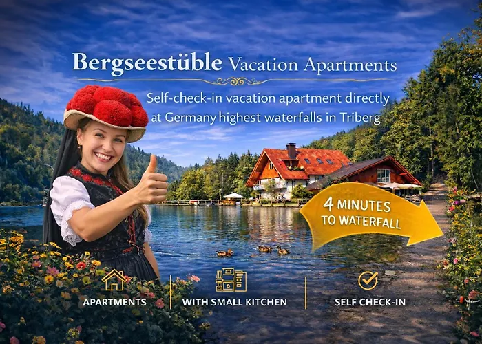 Self-check-in Ferienwohnungen&Apartments am Bergsee Triberg im Schwarzwald
